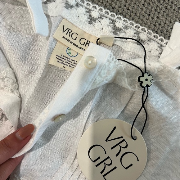 Verge Girl Josefina Linen Mini Dress - Picture 3 of 5